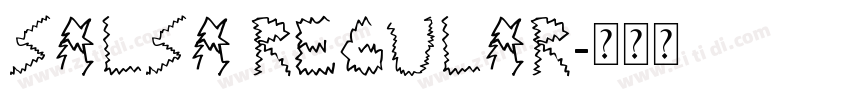 salsa Regular字体转换